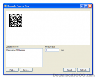 C# / VB .NET Control 2D Barcode Datamatrix with Source Code screenshot